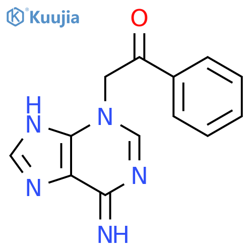 Ethanone, 2-(6,7-dihydro-6-imino-3H-purin-3-yl)-1-phenyl- structure