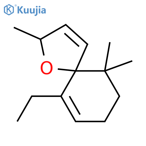 1-Oxaspiro[4.5]deca-3,6-diene,6-ethyl-2,10,10-trimethyl- structure
