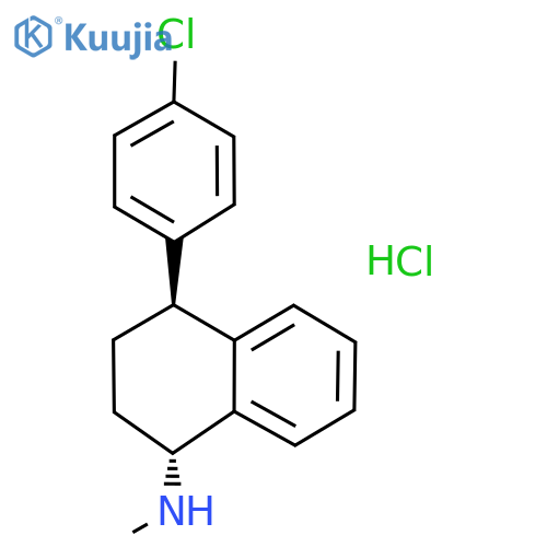 rac-trans-3-Dechloro Sertraline Hydrochloride structure
