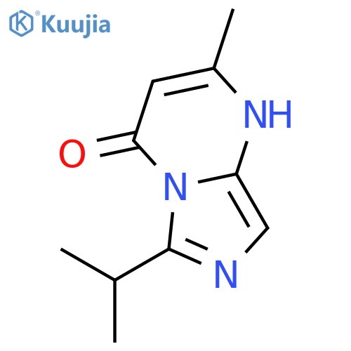 2-methyl-6-(1-methylethyl)-Imidazo[1,5-a]pyrimidin-4(1H)-one structure