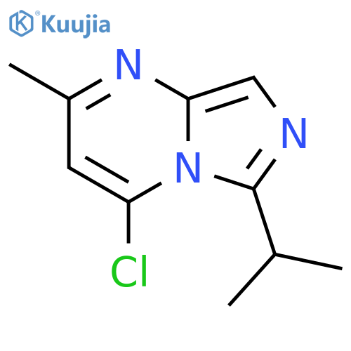 Imidazo[1,5-a]pyrimidine, 4-chloro-2-methyl-6-(1-methylethyl)- structure