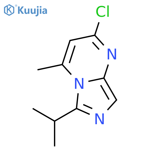 Imidazo[1,5-a]pyrimidine, 2-chloro-4-methyl-6-(1-methylethyl)- structure
