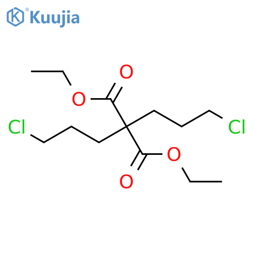 Diethyl bis(3-chloropropyl)propanedioate structure