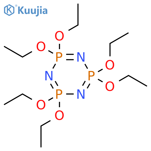 1,3,5,2,4,6-Triazatriphosphorine,2,2,4,4,6,6-hexaethoxy-2,2,4,4,6,6-hexahydro- structure