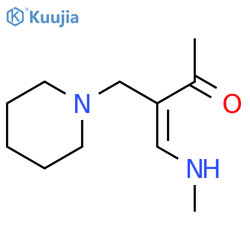 3-Buten-2-one, 4-(methylamino)-3-(1-piperidinylmethyl)-, (Z)- structure
