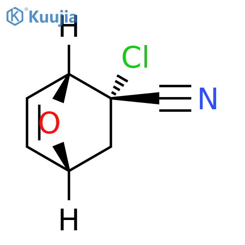 7-Oxabicyclo[2.2.1]hept-5-ene-2-carbonitrile, 2-chloro-, (1R,2S,4R)-rel- structure