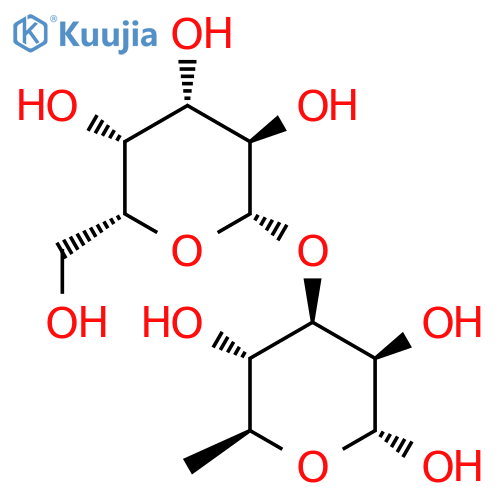 3-O-beta-D-Galactopyranosyl-alpha-L-rhamnose structure