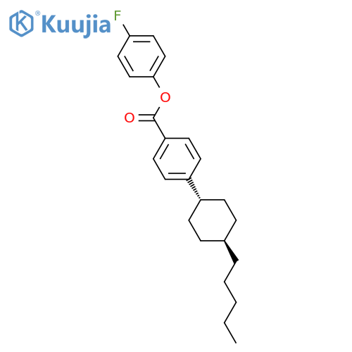 4-Fluorophenyl 4-(trans-4-pentylcyclohexyl)benzoate structure