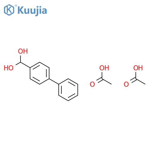 Methanediol, [1,1'-biphenyl]-4-yl-, diacetate structure