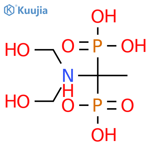 Phosphonic acid,[1-[bis(hydroxymethyl)amino]ethylidene]bis- (9CI) structure