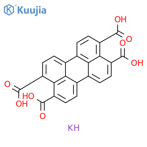 3,4,9,10-Perylenetetracarboxylic acid, potassium salt (1:4) structure