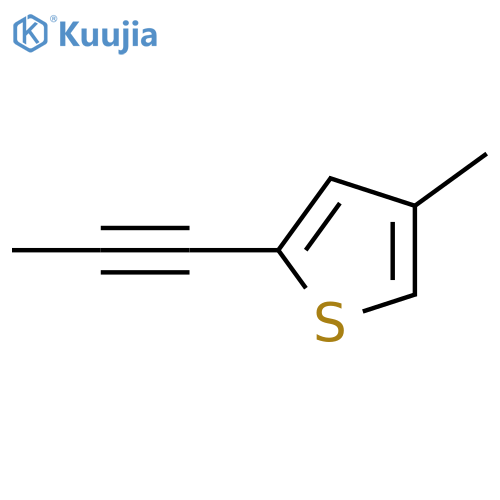Thiophene,4-methyl-2-(1-propyn-1-yl)- structure