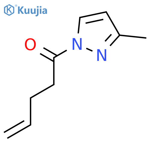 1-(3-Methyl-1H-pyrazol-1-yl)pent-4-en-1-one structure