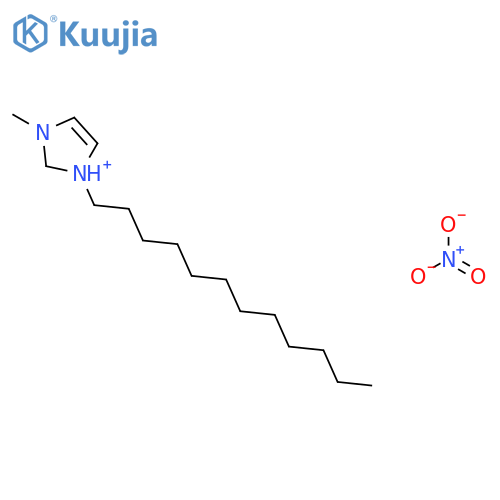 1H-Imidazolium, 1-dodecyl-3-methyl-, nitrate structure