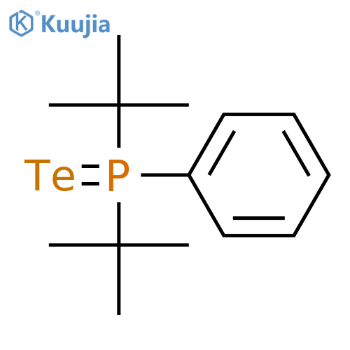 Phosphine telluride, bis(1,1-dimethylethyl)phenyl- structure