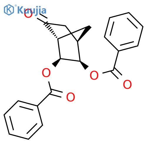 Bicyclo[2.2.1]heptan-2-one, 5,6-bis(benzoyloxy)-, (1R,4R,5R,6S)-rel- structure
