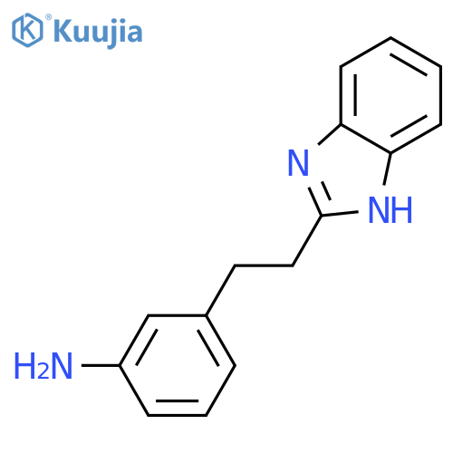 3-[2-(1H-Benzoimidazol-2-yl)-ethyl]-phenylamine structure