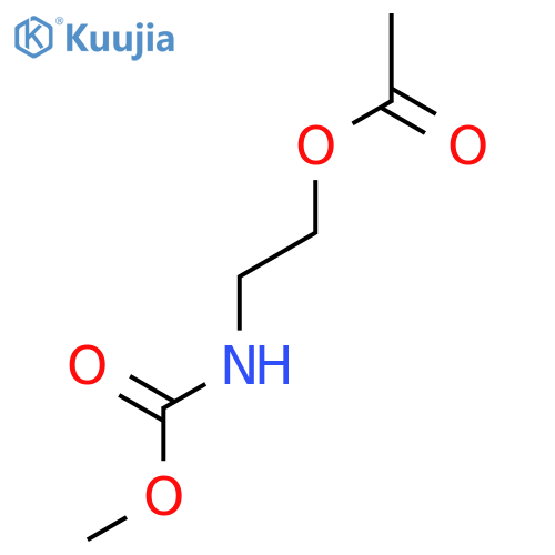 CARBAMIC ACID, [2-(ACETYLOXY)ETHYL]-, METHYL ESTER structure