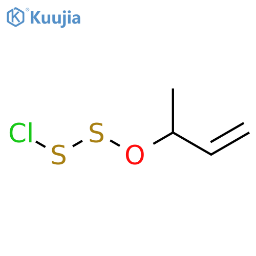 DISULFIDE, CHLORO (1-METHYL-2-PROPENYL)OXY structure