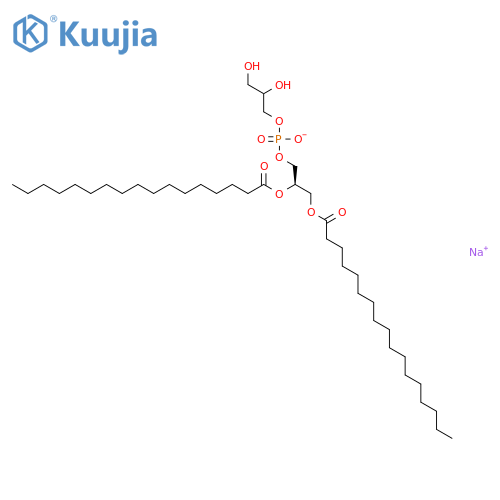 1,2-Diheptadecanoyl-(R)-glycero-3’-phosphoglycerol Sodium Salt structure