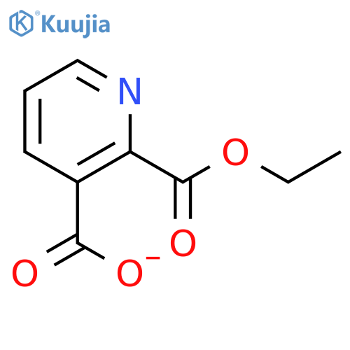 Pyridinedicarboxylic acid, monoethyl ester structure