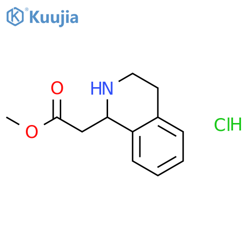 Methyl 2-(1,2,3,4-tetrahydroisoquinolin-1-yl)acetate Hydrochloride structure