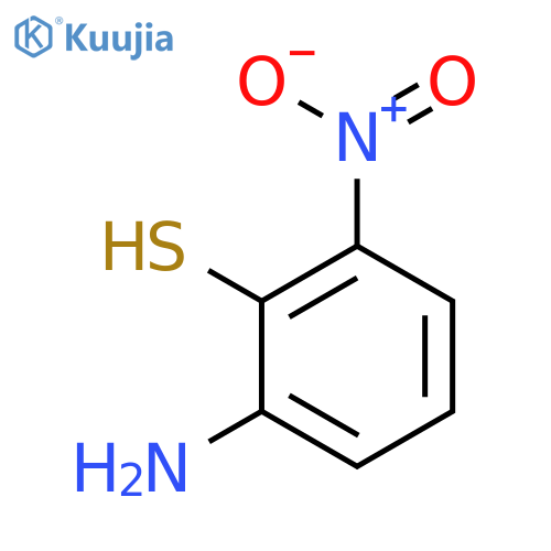 Benzenethiol, 2-amino-6-nitro- structure