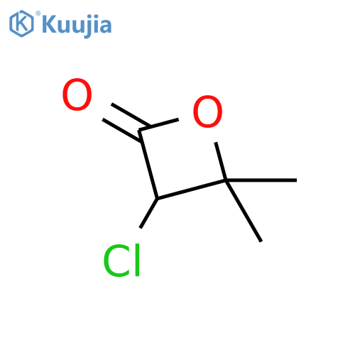 2-Oxetanone, 3-chloro-4,4-dimethyl- structure