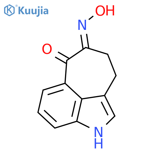 3,4-dihydro-1H-Cyclohept[cd]indole-5,6-dione 5-oxime structure