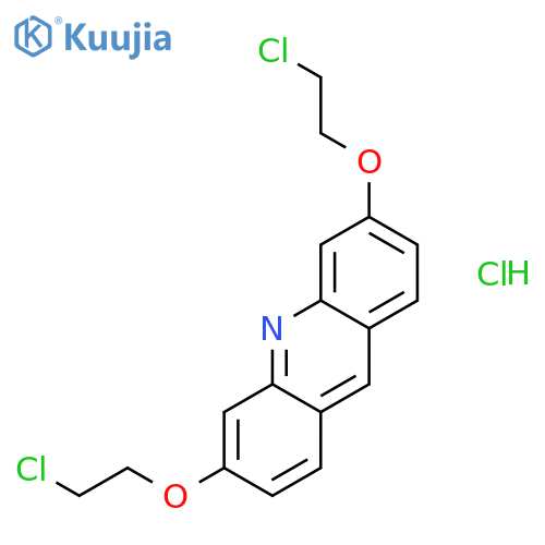 Acridine, 3,6-bis(2-chloroethoxy)-, hydrochloride structure
