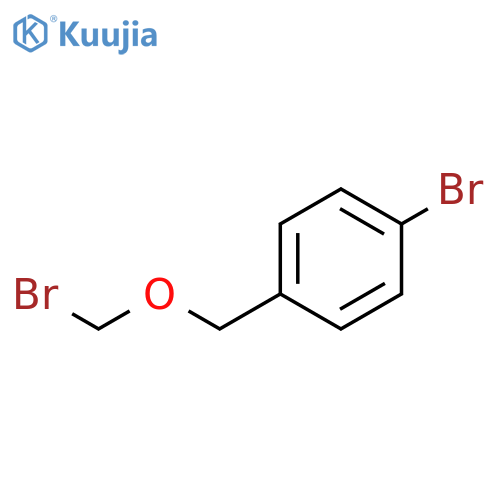 Benzene, 1-bromo-4-[(bromomethoxy)methyl]- structure