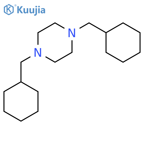 PIPERAZINE, 1,4-BIS(CYCLOHEXYLMETHYL)- structure