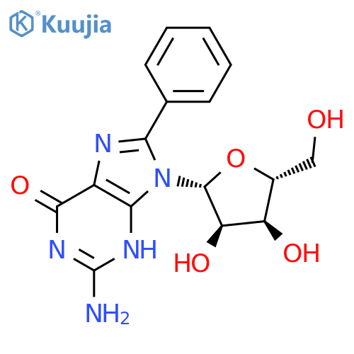 Guanosine, 8-phenyl- structure