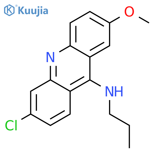 9-Acridinamine,6-chloro-2-methoxy-N-propyl- structure
