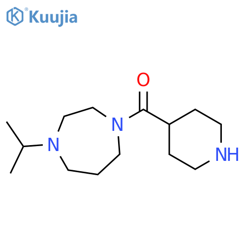 Methanone,[hexahydro-4-(1-methylethyl)-1H-1,4-diazepin-1-yl]-4-piperidinyl- structure