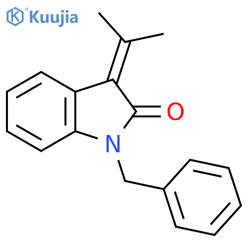 2H-Indol-2-one, 1,3-dihydro-3-(1-methylethylidene)-1-(phenylmethyl)- structure