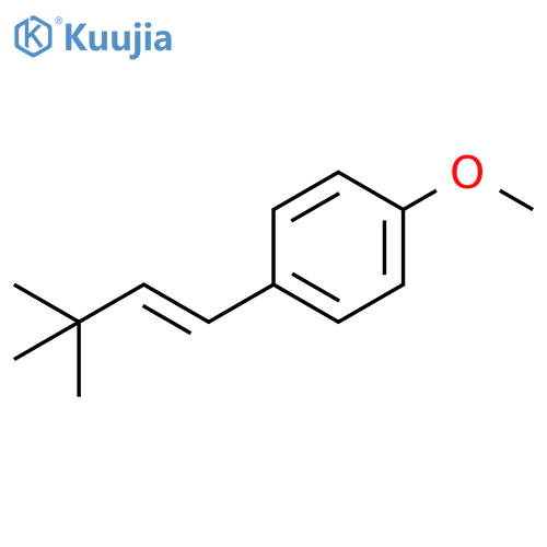Benzene, 1-[(1E)-3,3-dimethyl-1-butenyl]-4-methoxy- structure