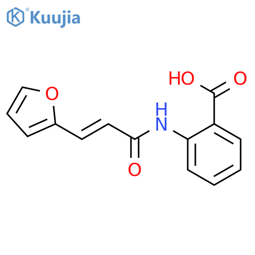 BENZOIC ACID, 2-[[3-(2-FURANYL)-1-OXO-2-PROPENYL]AMINO]- structure