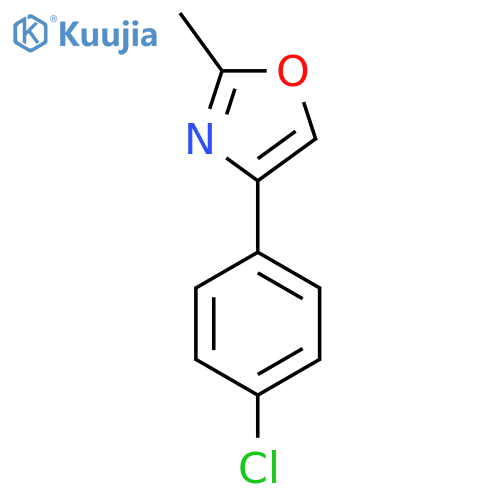 2-Methyl-4-(4-chlorophenyl)oxazole structure