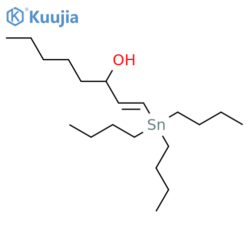 1-Octen-3-ol, 1-(tributylstannyl)-, (E)- structure
