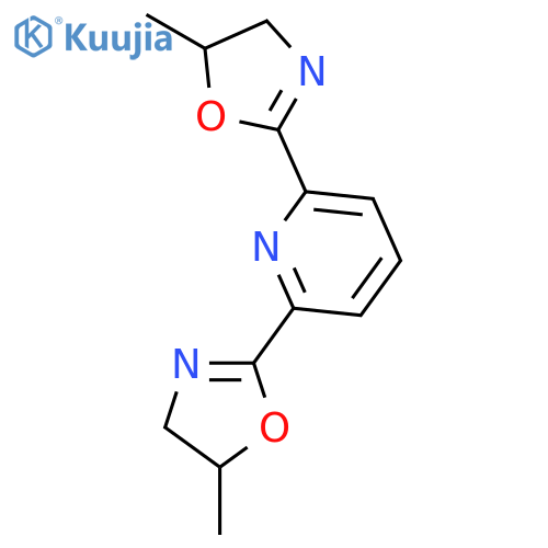 Pyridine, 2,6-bis(4,5-dihydro-5-methyl-2-oxazolyl)- structure