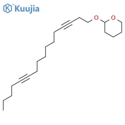2H-Pyran, 2-(3,11-hexadecadiynyloxy)tetrahydro- structure