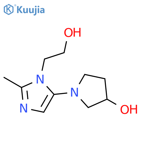 1H-Imidazole-1-ethanol,5-(3-hydroxy-1-pyrrolidinyl)-2-methyl- structure