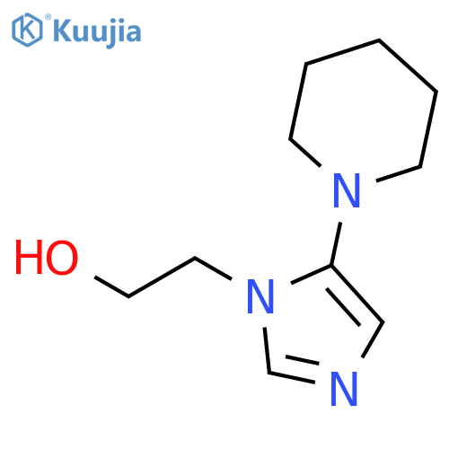 1H-Imidazole-1-ethanol, 5-(1-piperidinyl)- structure