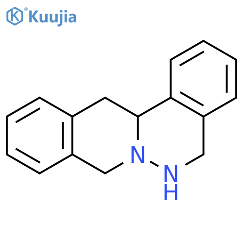 6H-Isoquino[3,2-a]phthalazine, 5,8,13,13a-tetrahydro- structure