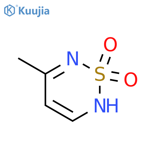 2H-1,2,6-Thiadiazine, 5-methyl-, 1,1-dioxide structure