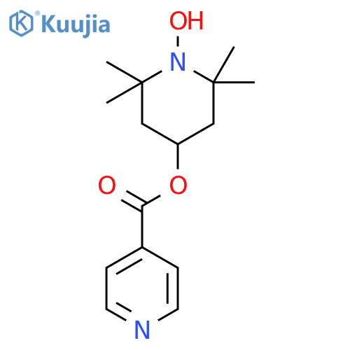 1-Piperidinyloxy, 2,2,6,6-tetramethyl-4-[(4-pyridinylcarbonyl)oxy]- structure