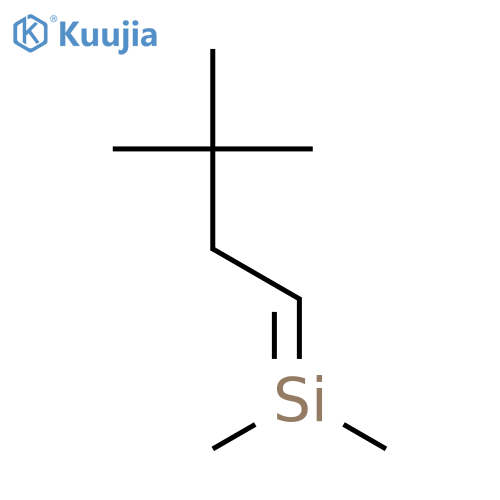Silane, (3,3-dimethylbutylidene)dimethyl- structure