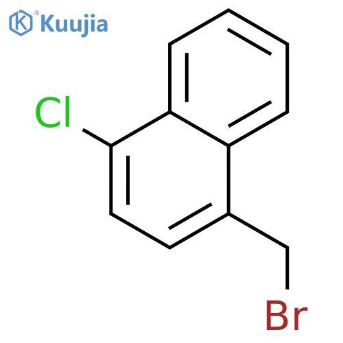 1-(bromomethyl)-4-chloronaphthalene structure