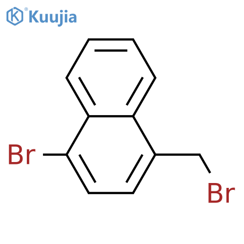1-Bromo-4-(bromomethyl)naphthalene structure
